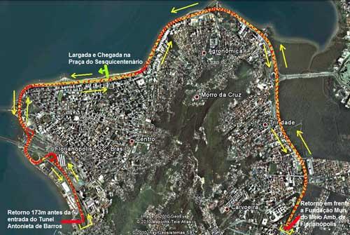 Já passam de 2 mil o número de atletas confirmados para Meia Maratona Internacional de Florianópolis, que acontece no dia 20, em comemoração aos 285 anos da capital catarinense / Foto: Divulgação